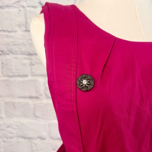 Cluce Pink Evening Dress Bling Cocktail Party Prom Date Sleeveless Wedding Guest - Picture 5 of 12